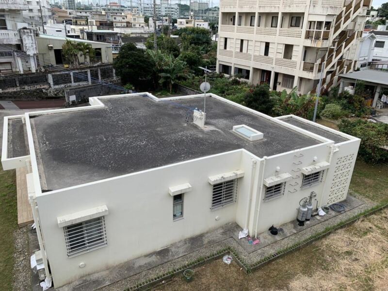 施工前:屋上防水工事